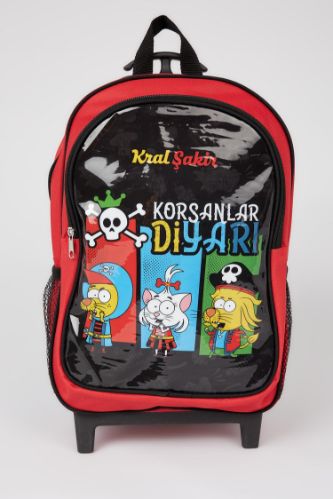 Erkek Çocuk Kral Şakir Lisanslı Çek Çekli Okul Çantası