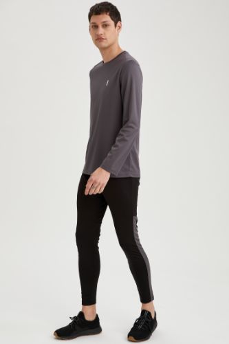 Esnek Dokulu Slim Fit Eşofman Altı