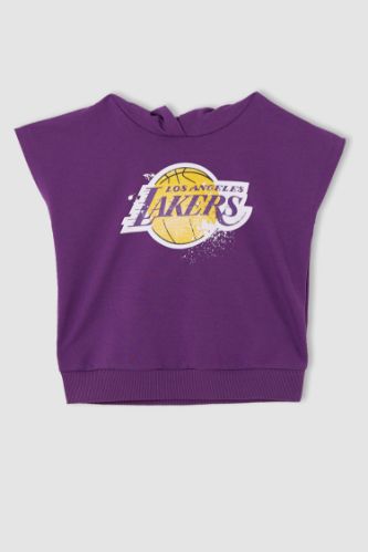 Kız Çocuk NBA Los Angeles Lakers Lisanslı Kapüşonlu Atlet