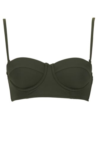 Straplez Çıkarılabilir Askılı Bikini Üstü