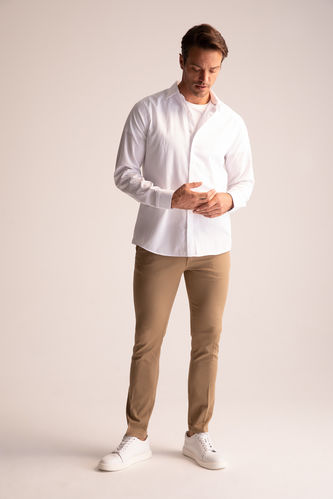 Slim Fit Chino Canvas Trousers