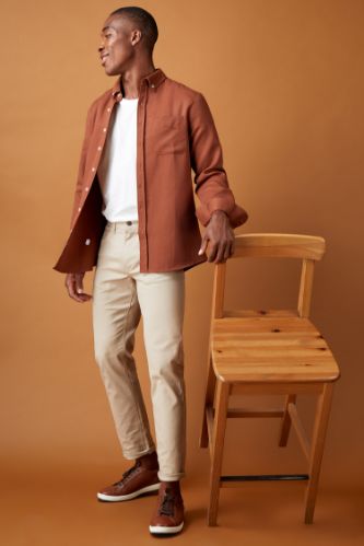 Ekstra Slim Fit Basic Chino Pantolon