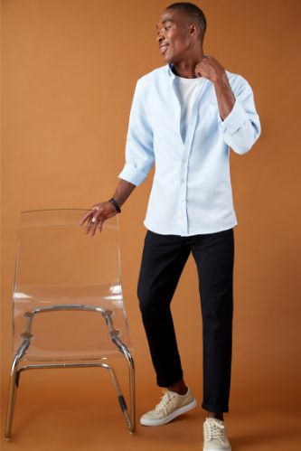 Ekstra Slim Fit Basic Chino Pantolon