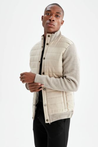 Slim Fit Yarım Balıkçı Yaka Uzun Kollu Hırka