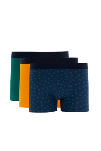 Esnek Kumaş Standart Kalıp 3'lü Boxer