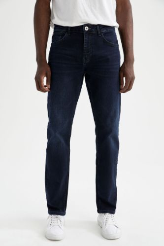 Regular Comfort Fit Normal Bel Boru Paça Jean Pantolon