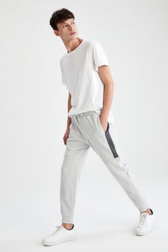 Slim Fit Şerit Detaylı Spor Jogger Eşofman Altı