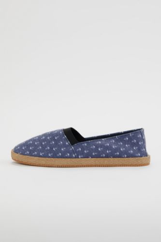 Çıpa Desenli Espadril Ayakkabı