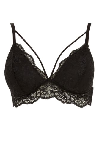 Dantelli İp Detaylı Ayarlanabilir Triangle Bralet