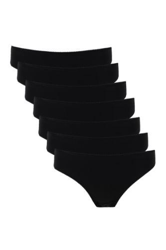7'li Basic Pamuklu Brief Külot