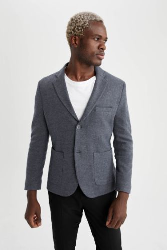 Modern Fit Blazer Ceket