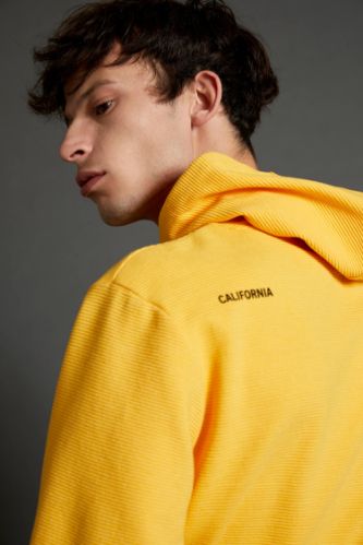 Regular Fit Slogan Desenli Uzun Kollu Sweatshirt