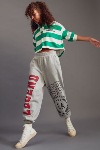 Oversize Fit Baskılı Jogger Eşofman Altı