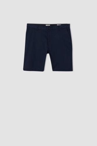 Büyük Beden Regular Fit Basic Bermuda Şort