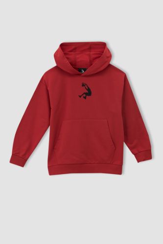 Erkek Çocuk Shaquille O'Neal Lisanslı Relax Fit Kapüşonlu Swearshirt