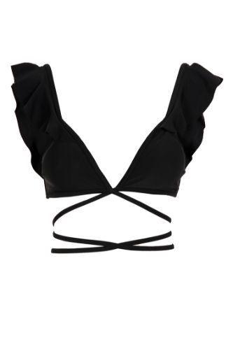 Bağlama Detaylı Triangle Bikini Üstü