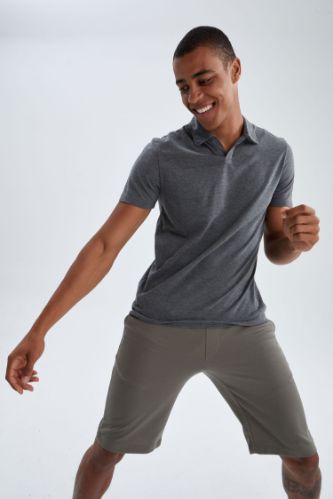 Modern Fit Polo Yaka Basic Kısa Kollu Tişört