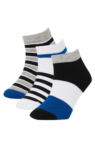 Boys Cotton 3-pack Long Socks