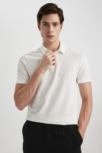 Slim Fit Cotton Short Sleeve Polo T-Shirt