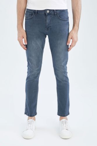 Carlo Skinny Fit Normal Bel Dar Paça Sürdürülebilir Jean Pantolon