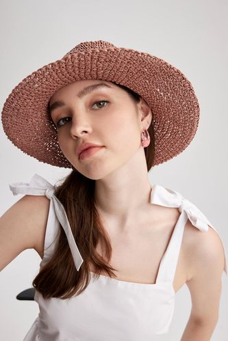 Women Flared Straw Hat