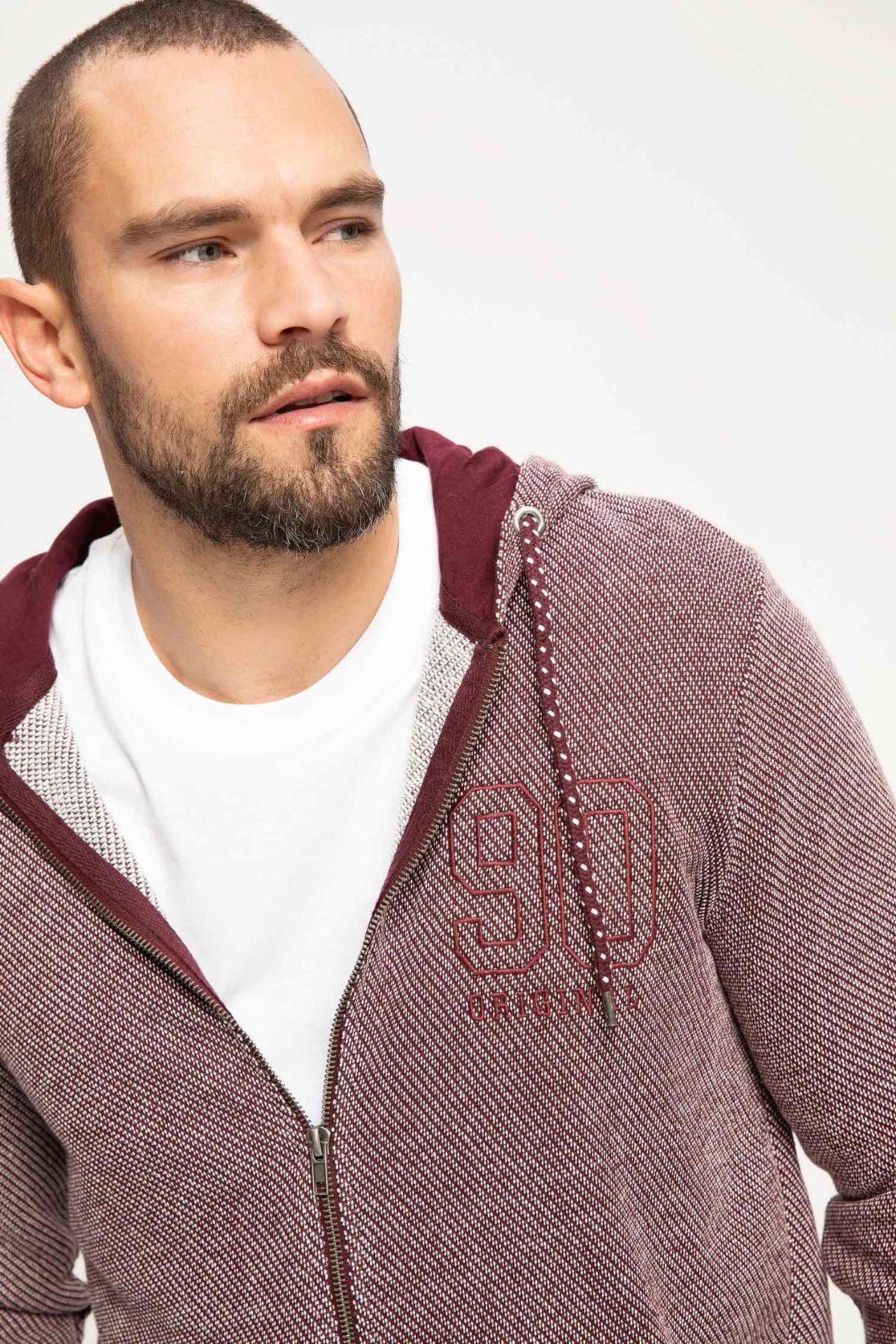 defacto fashion man cardigan hooded coats autumn