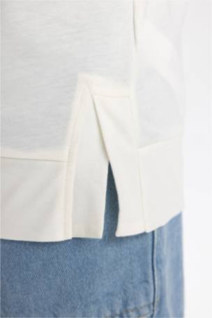 Kız Çocuk Scooby Doo Oversize Fit Kısa Kollu Tişört