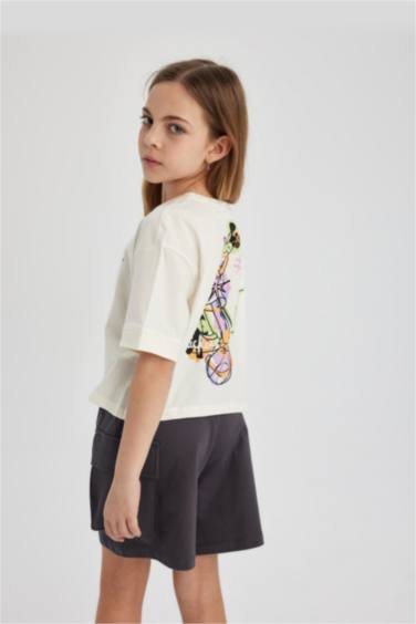 Kız Çocuk Disney Mickey Mouse &Friends Kısa Kollu Tişört