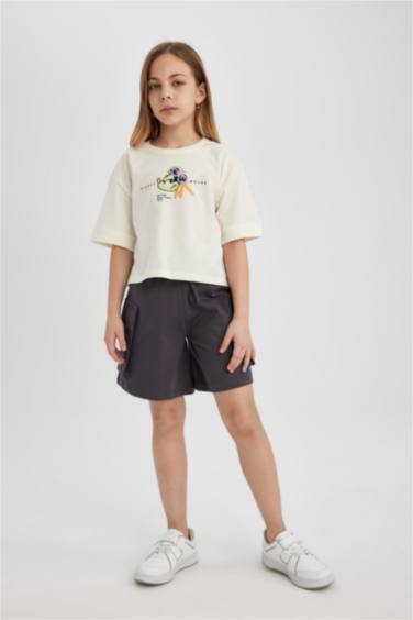 Kız Çocuk Disney Mickey Mouse &Friends Kısa Kollu Tişört