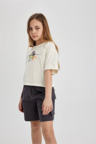 Kız Çocuk Disney Mickey Mouse &Friends Kısa Kollu Tişört