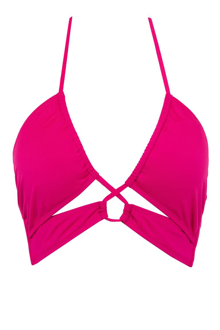 Pink Woman Regular Fit Bikini Top Defacto