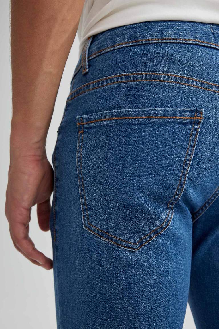 Carlo Skinny Fit Ekstra Dar Kalıp Normal Bel Ekstra Dar Paça Jean Pantolon