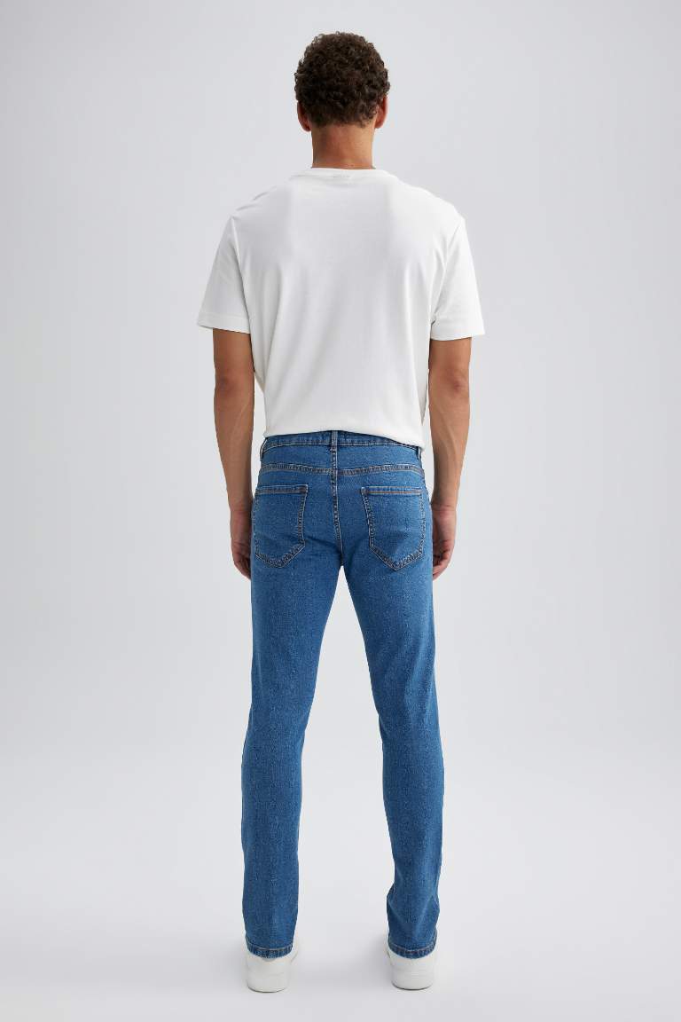 Carlo Skinny Fit Ekstra Dar Kalıp Normal Bel Ekstra Dar Paça Jean Pantolon