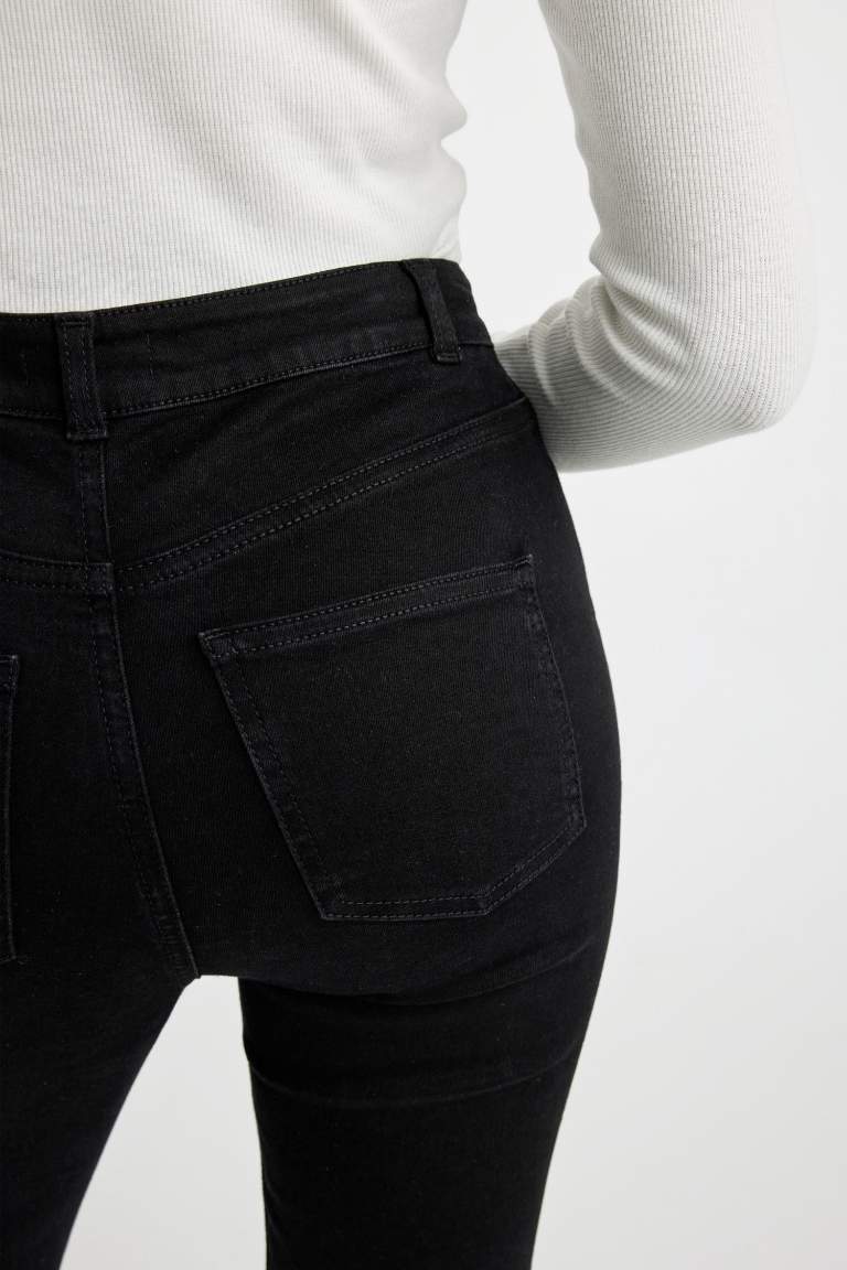 Rebeca Skinny Fit Normal Bel Dar Paça Bilek Boy Jean Pantolon