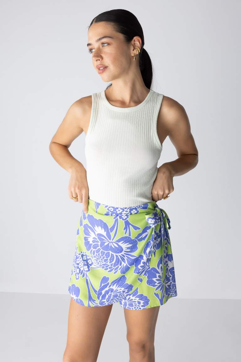Slim Fit Halter Yaka Fitilli Kaşkorse Atlet