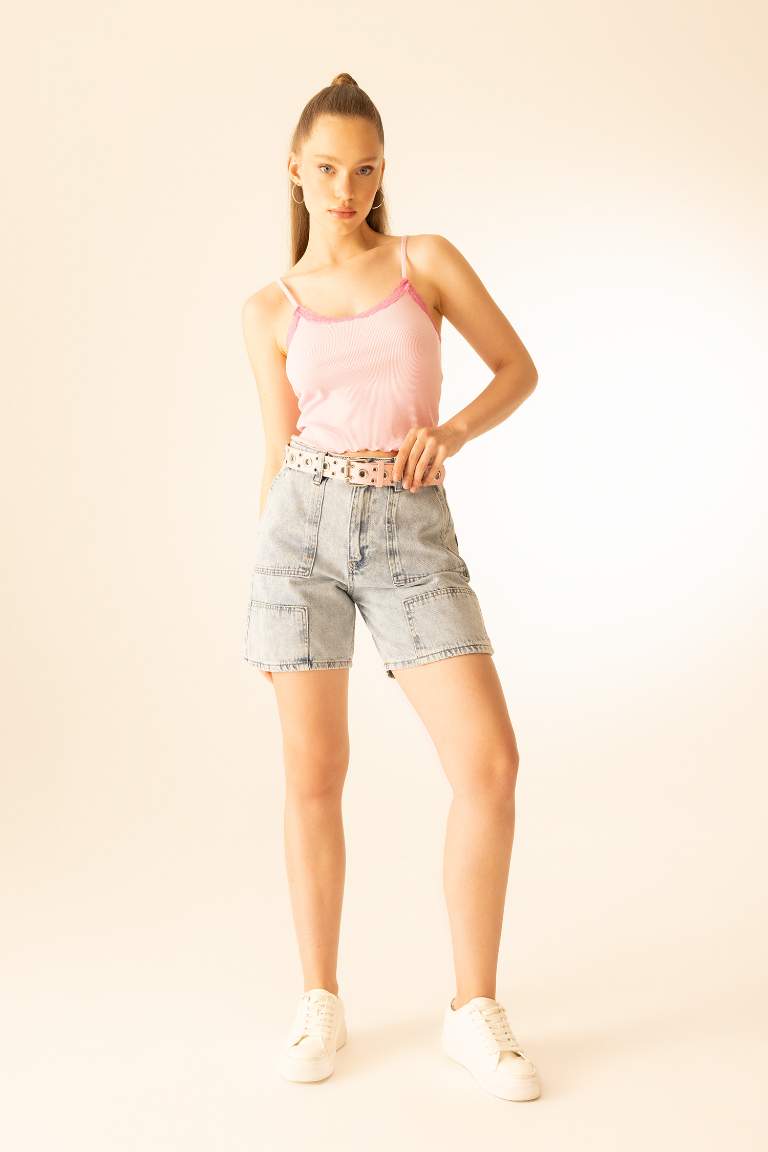 Coool Fitted Fitilli Kaşkorse %100 Pamuk Atlet