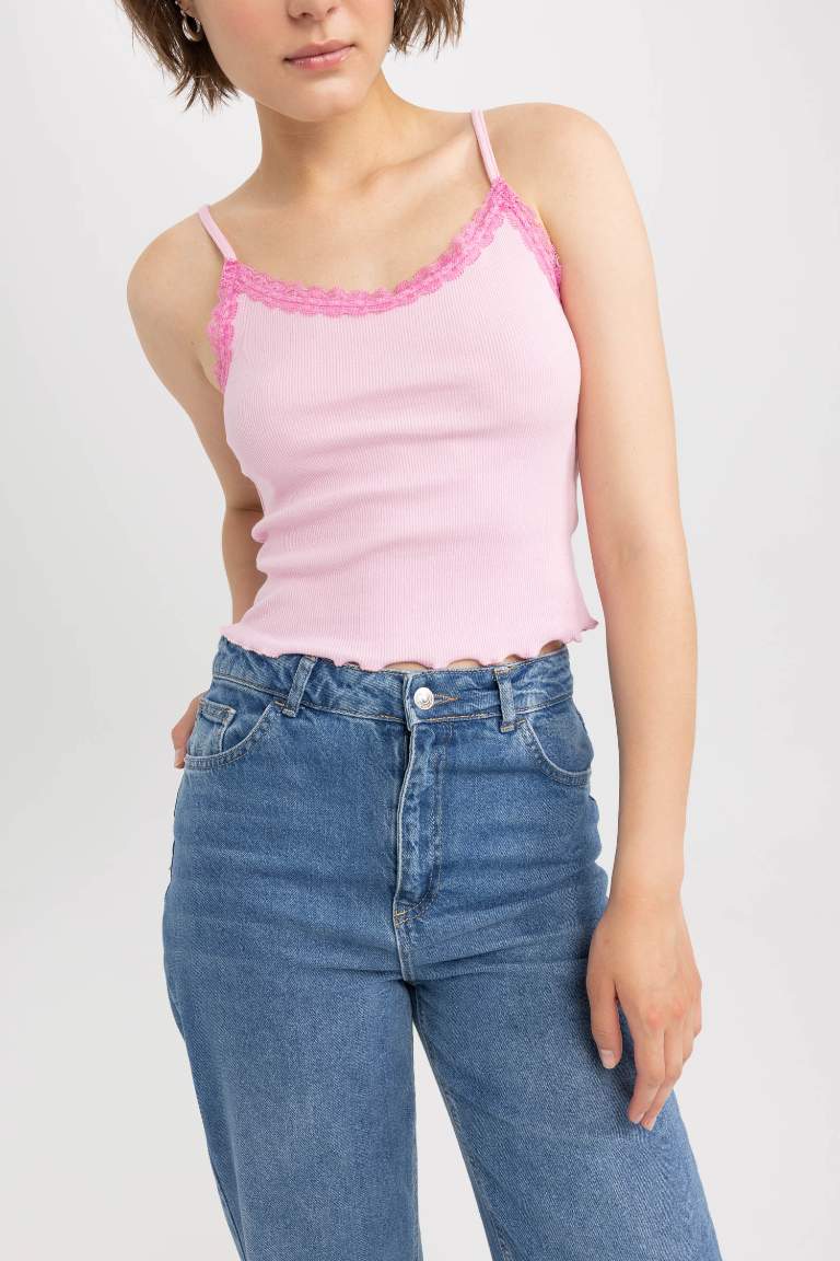 Coool Fitted Fitilli Kaşkorse %100 Pamuk Atlet