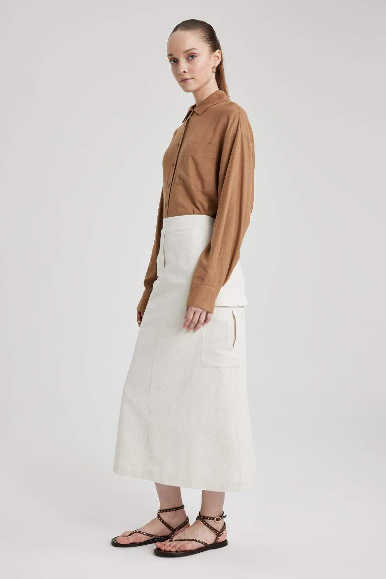 Keten Maxi Etek