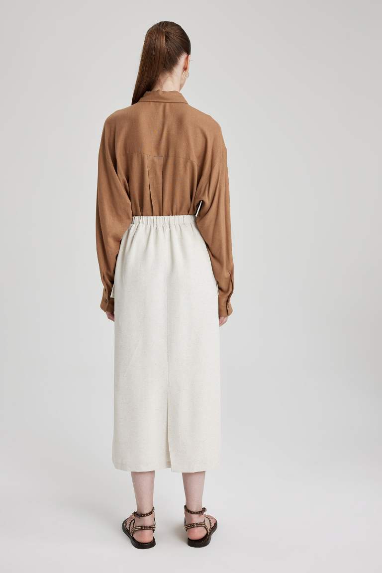 Keten Maxi Etek