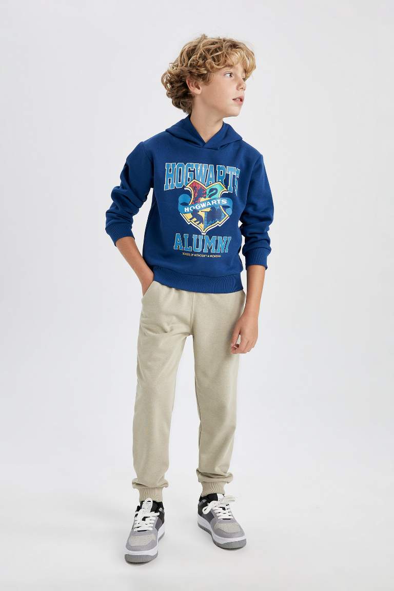 Erkek Çocuk Harry Potter Bisiklet Yaka Kalın Sweatshirt