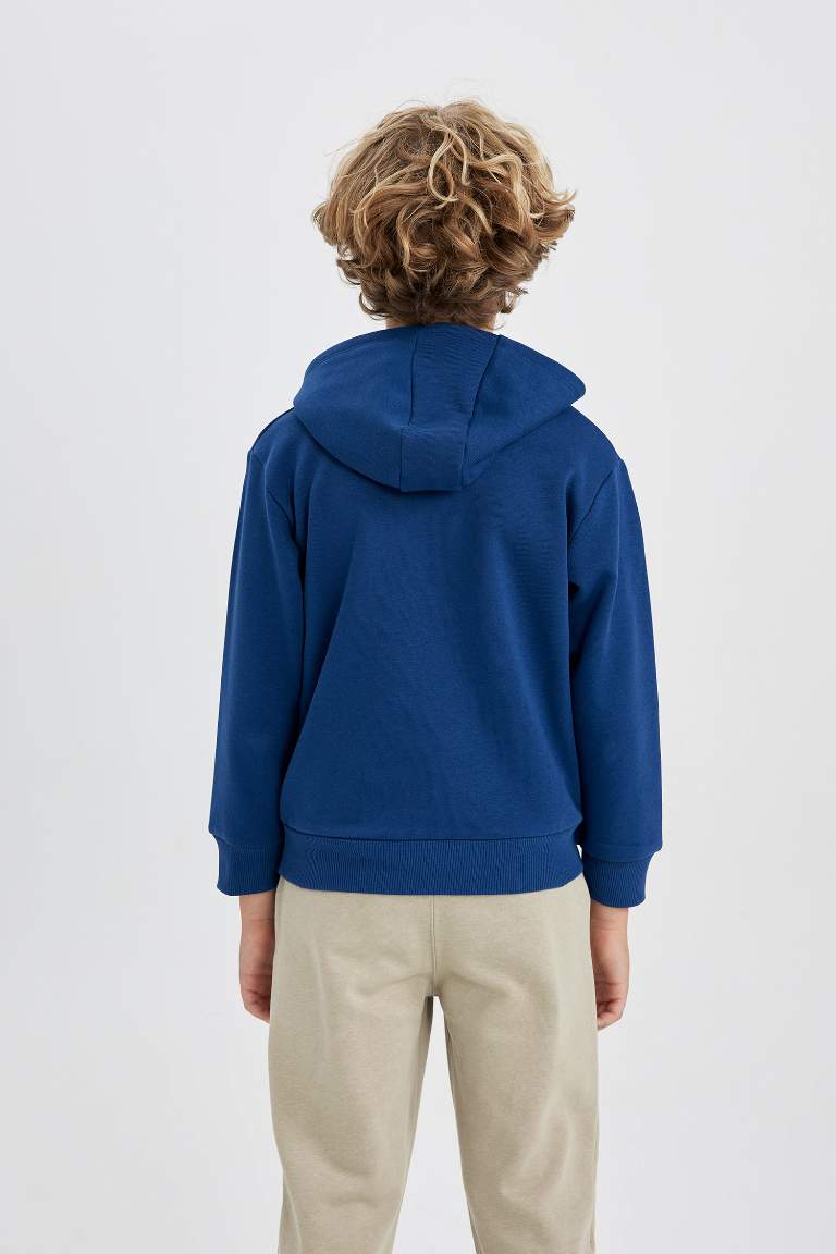 Erkek Çocuk Harry Potter Bisiklet Yaka Kalın Sweatshirt