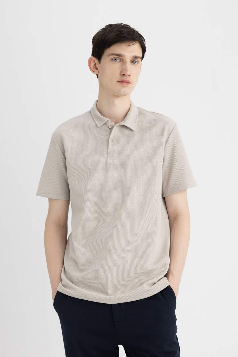 New Regular Fit Kısa Kollu Polo Tişört
