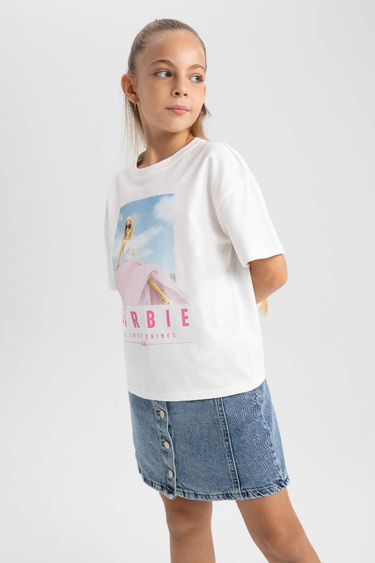 Футболка оверсайз Barbie для девочек