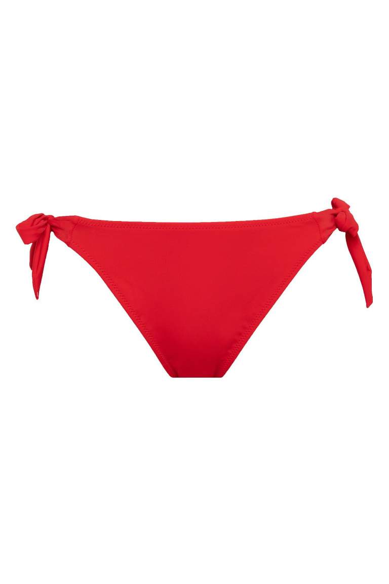 Red WOMAN Fall In Love Regular Fit Bikini Bottom 3082786 DeFacto