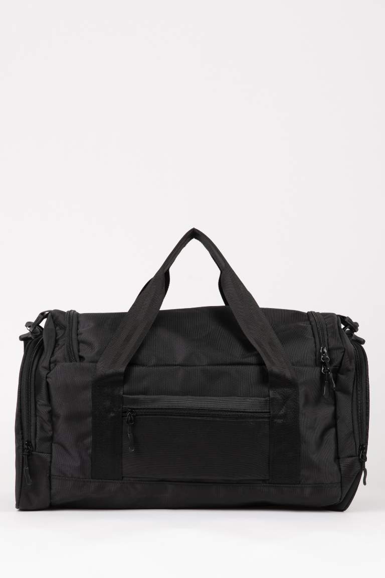 Black MAN Man Twill Sports And Travel Bag 3061604 DeFacto