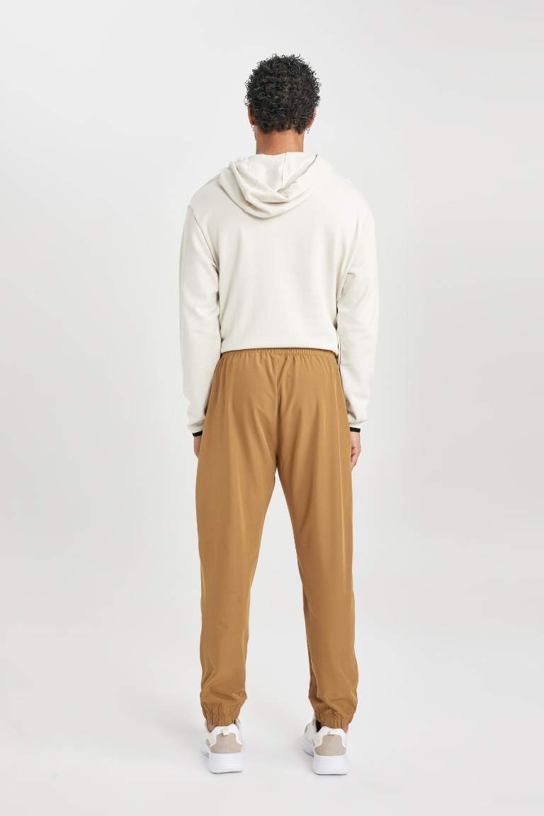 DeFactoFit Slim Fit Çift Cepli Dokuma Sporcu Jogger