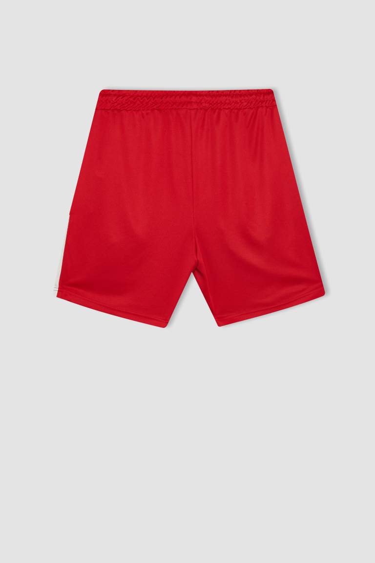 DeFactoFit Standart Fit Sporcu Kısa Paça Ağır Kumaş Şort
