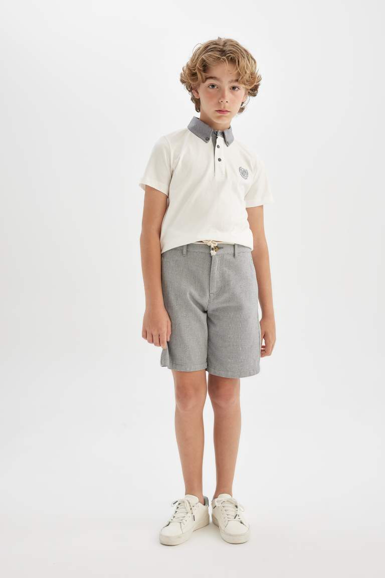 Erkek Çocuk Regular Fit Polo Yaka Kısa Kollu Polo Tişört