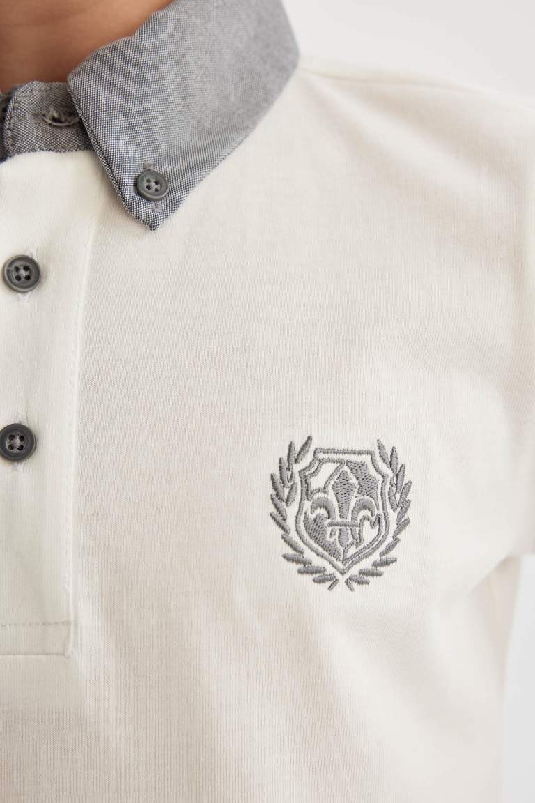Erkek Çocuk Regular Fit Polo Yaka Kısa Kollu Polo Tişört