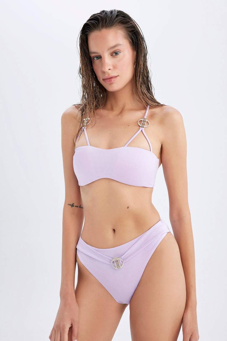 Purple Woman Regular Fit Bikini Top 3124131 DeFacto